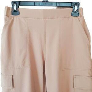 Lands' End Women's Cargo Convertible Pants Sz 6 Tan Outdoor Gorpcore